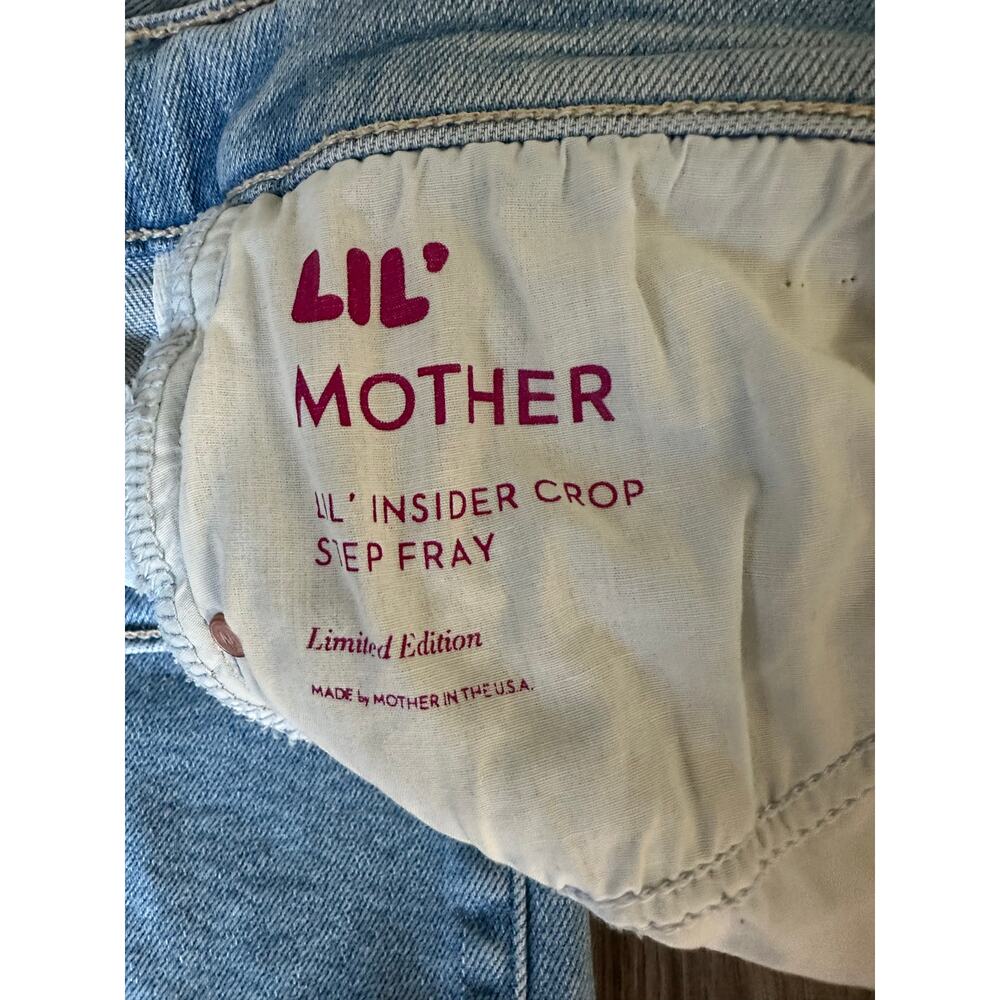 Mother Jeans Lil’ Insider Crop Step Fray in Limited Edition size 27 - Picture 10 of 13